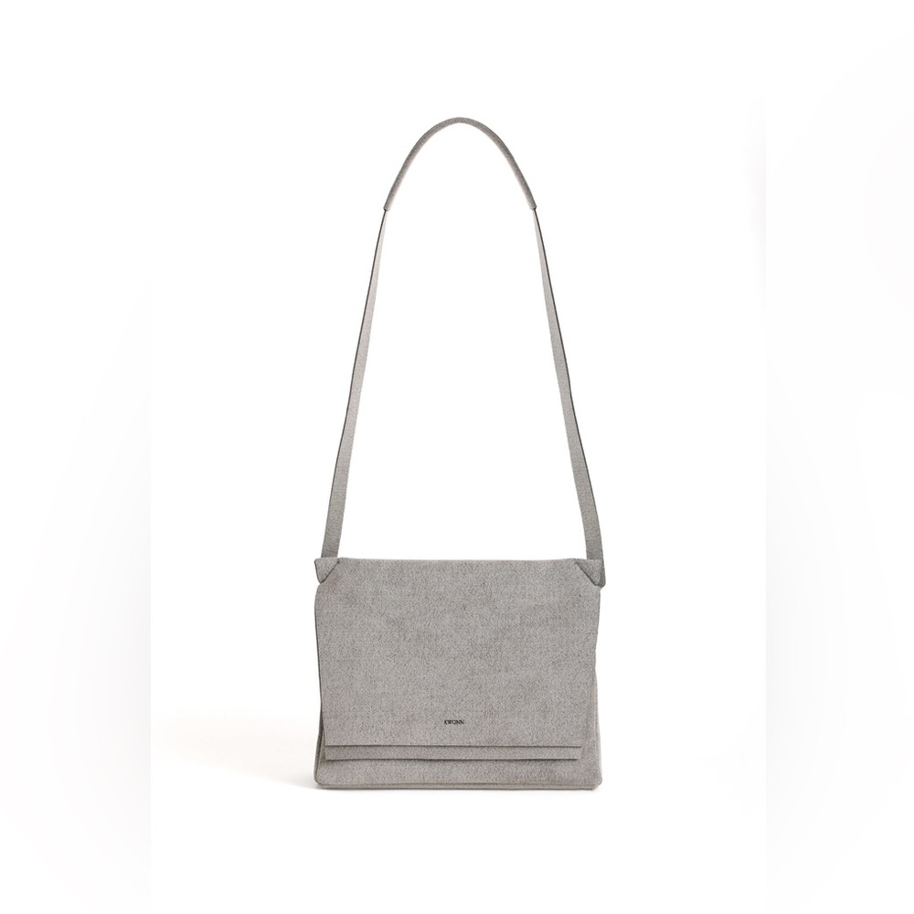 KWONN bag. Minimalist Gray Crossbody Shoulder Bag